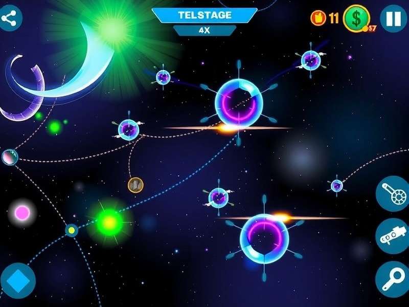 Explore the vast universe in Nebula Navigator Nebula Navigator Game Screenshot